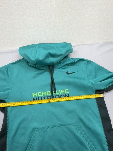 Nike Men's Teal Pullover Hoodie Size M Therma-Fit Athletic