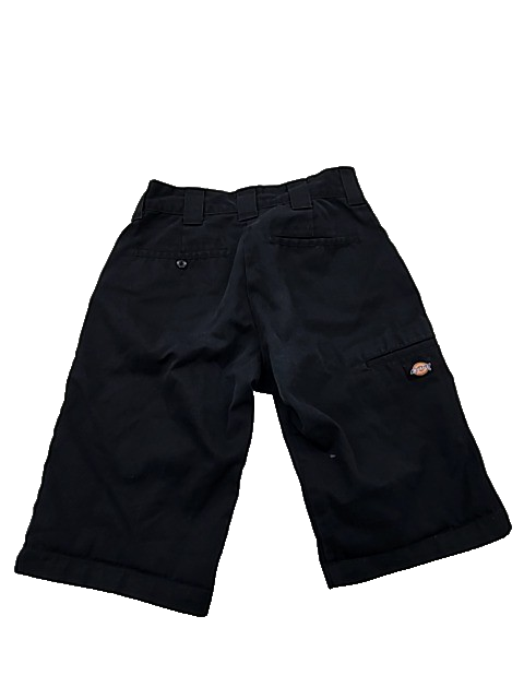Dickies Black Loose Fit Work Shorts W30 Multi-Pocket Heavy Duty