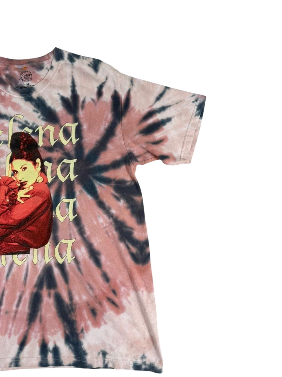 Selena Quintanilla Men's Tie Dye Graphic T-Shirt Official Merchandise Size Large