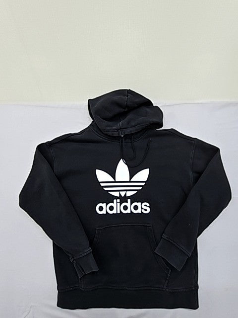 Adidas Trefoil Men's Black Pullover Hoodie S USA NWT