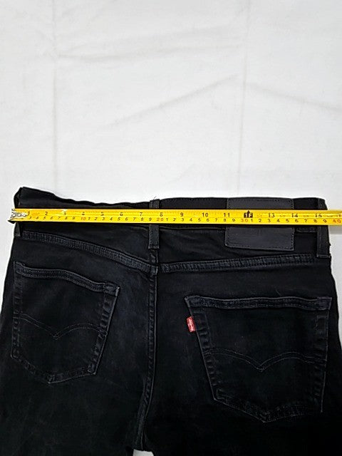 Levi's 502 Regular Taper Black Stretch Jeans 32x32 Men