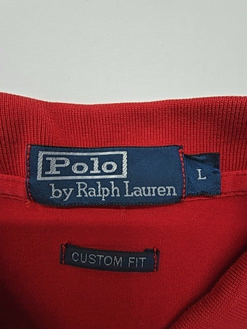 Artistic Haul Men Red Polo Shirt size L product image 3