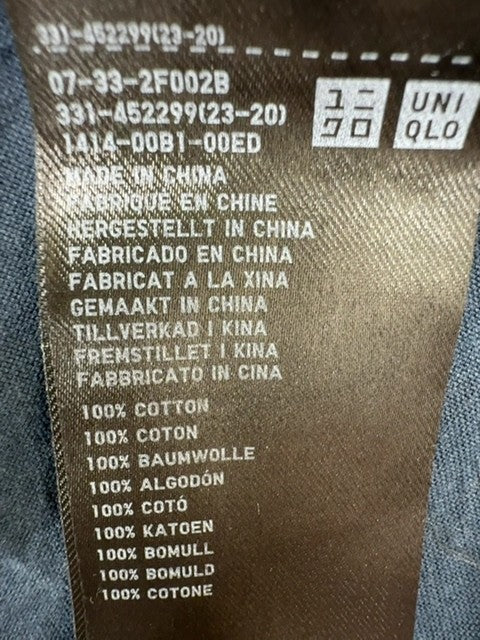 Uniqlo Men Blue Shirt size S product image 5
