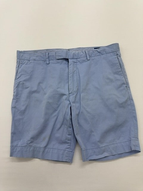 Polo Ralph Lauren Men's Light Blue Stretch Slim Chino Shorts Size 34 VGUC