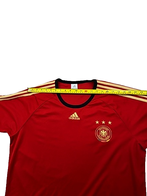 Adidas Germany National Team Red Soccer Jersey Men's XXL Short Sleeve