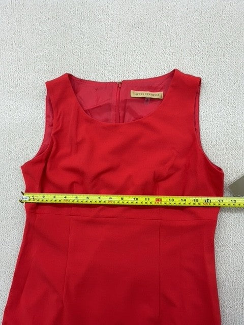 Nippon Boutique Red Midi Sleeveless Crew Dress Women