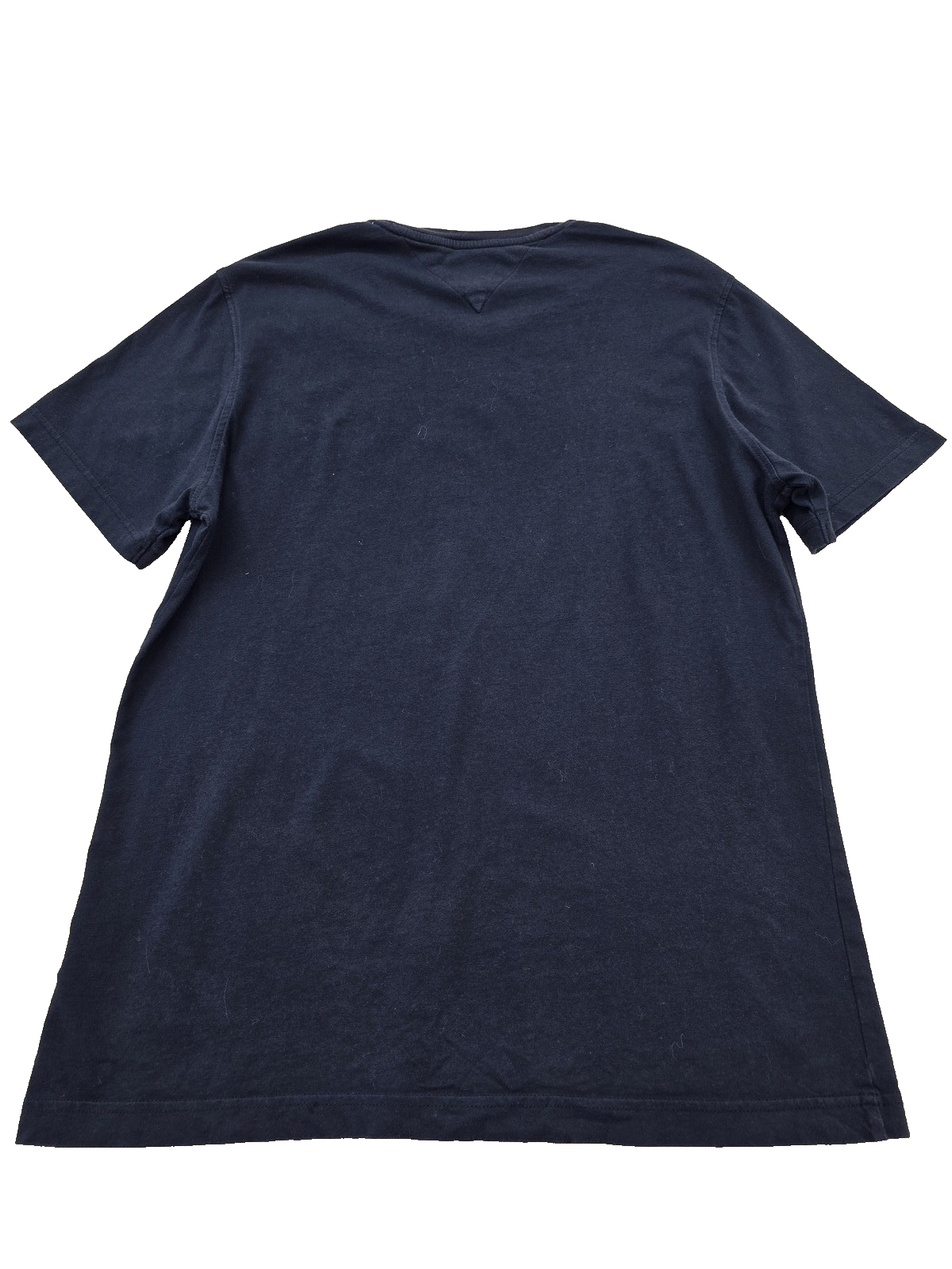 Tommy Jeans Men's Black L Logo Crew Neck Cotton T-Shirt