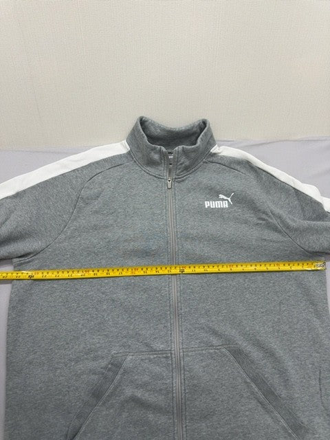 Puma Men's Gray Track Jacket Size L 846731-04 Full Zip
