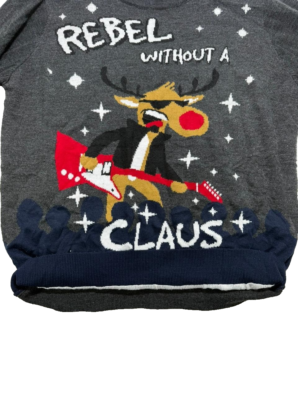 Sweater Seasons Greetings Rebel Without A Claus