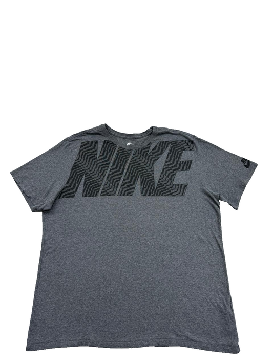 Nike Men's Gray T-Shirt – Size XL, Short Sleeve, Crew Neck – Ref 65748