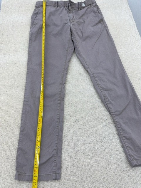 Tommy Hilfiger Men's Gray Denton Straight Chino Pants 34/32 Stretch