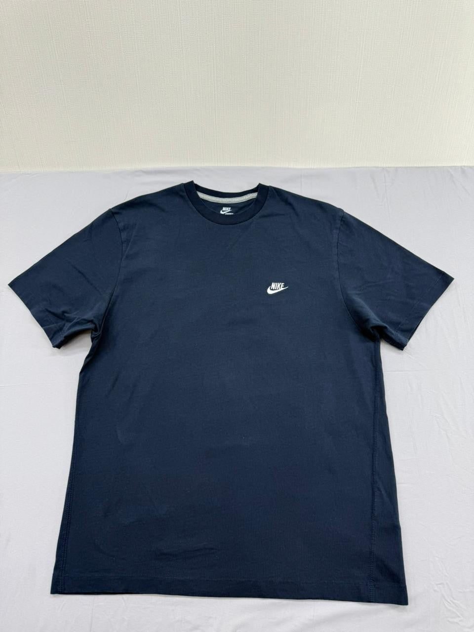 Nike Men's Medium Midnight Navy Cotton T-Shirt Short Sleeve Crewneck