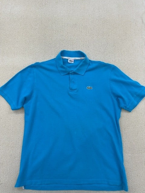 Lacoste Men's Blue L.12.12 Polo Shirt XL Cotton Piqué Classic Fit