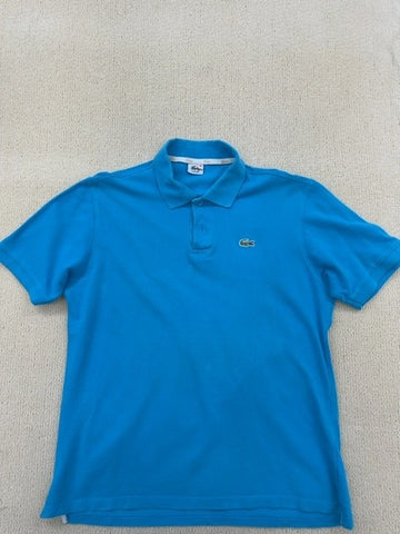 Lacoste Men's Blue L.12.12 Polo Shirt XL Cotton Piqué Classic Fit