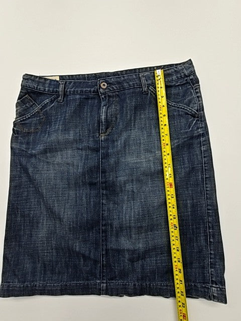 Fabulous Denim Women Blue Skirt size 44 product image 6