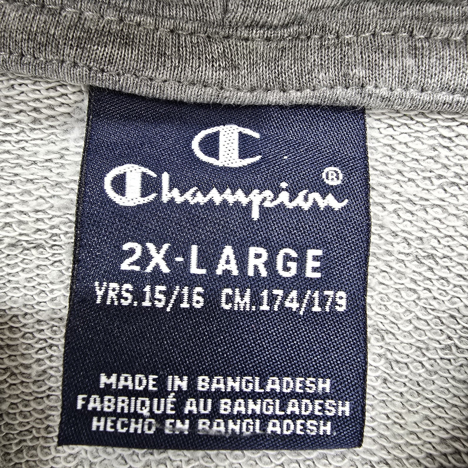 Champion Unisex Gray Hoodie size 2XL product image 3