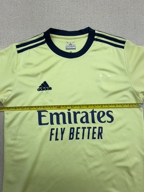 Adidas Arsenal 23/24 Away Jersey XL Yellow Men's Slim AEROREADY HR6927