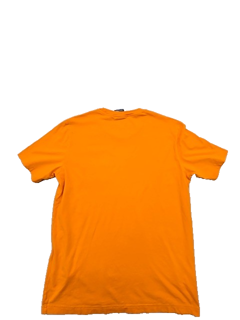 Champion Men's Orange Short Sleeve T-Shirt Small 100% Cotton Tagless