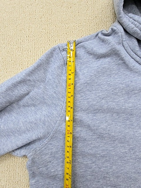 Levi's Unisex L Grey Full Zip Fleece Hoodie Relaxed Fit