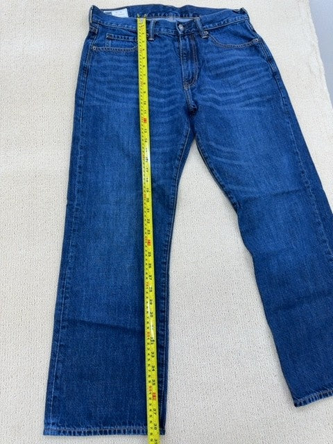 Gap Men's Blue Relaxed Denim Jeans 32X32 Cotton