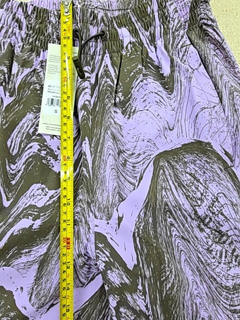 Adidas Stella McCartney Purple Marbled Wide Leg Track Pants Women M