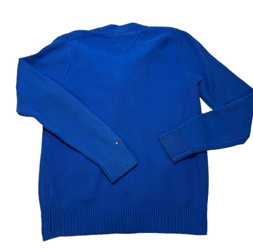 Tommy Hilfiger Men's Premium Cotton Blue Cardigan Size S Knit Sweater
