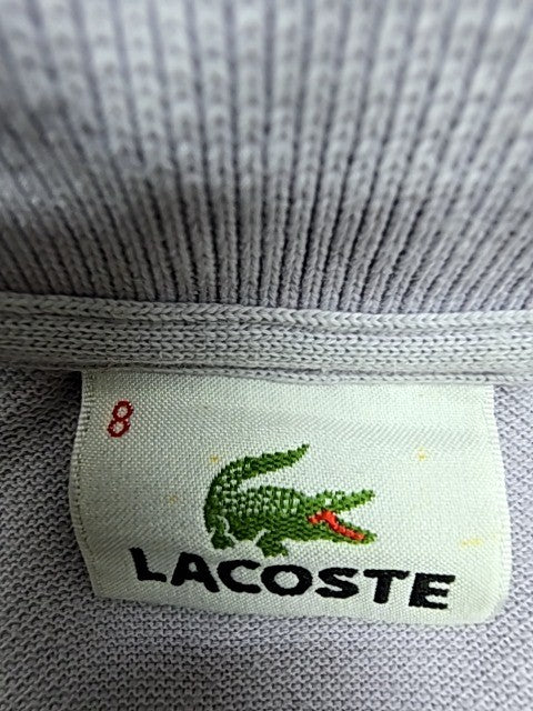 Lacoste Men's Lavender Polo Shirt Size 8 Regular Fit Cotton