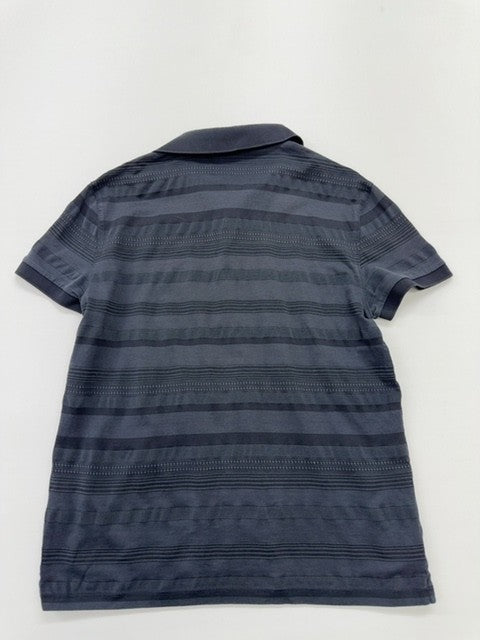 Hugo Boss Men's Navy Polo Shirt – Size S, Slim Fit, Striped