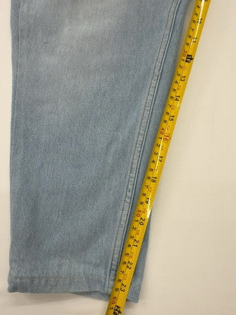 Tommy Jeans Boys Light Blue Straight Dad Jeans Size 36/30 5-Pocket