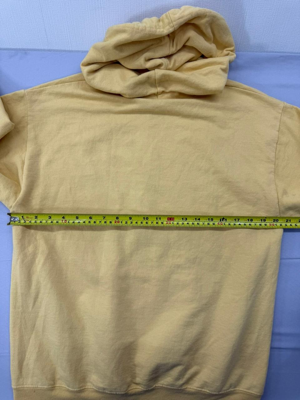 Disney Walt Disney World Yellow Retro Logo Hoodie M Fleece