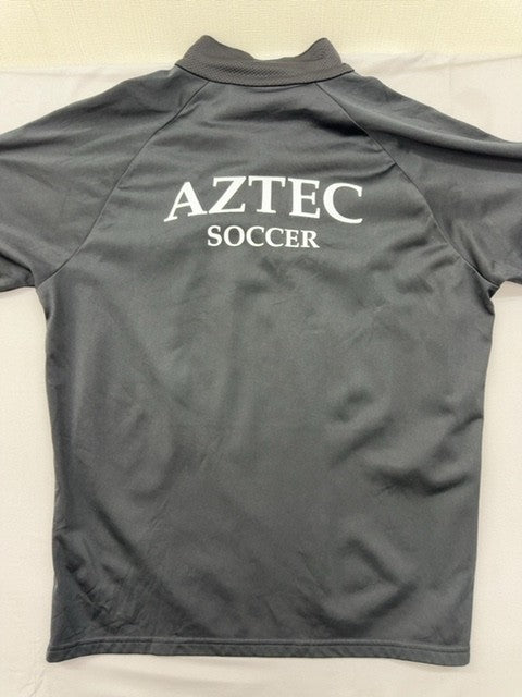 Puma Aztec Soccer Jersey #8 Black Zip Long Sleeve Men's C