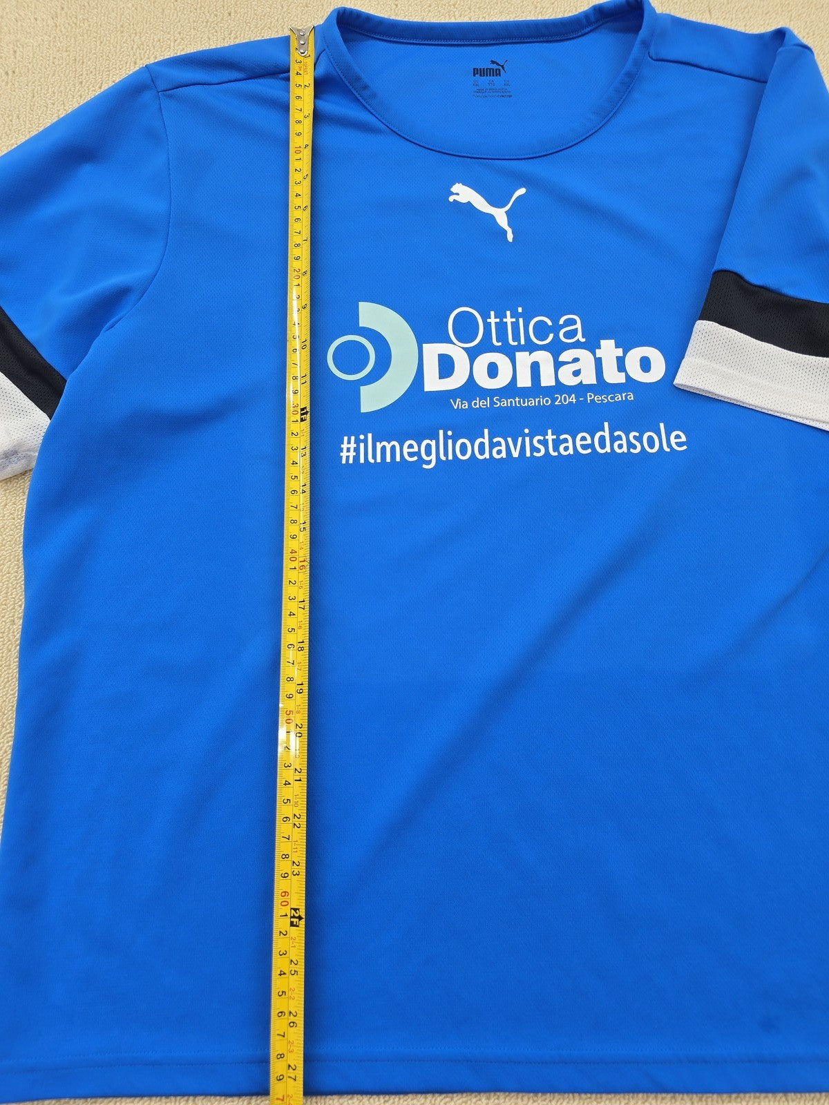 Puma Blue Soccer Jersey XL Short Sleeve Crewneck Unisex
