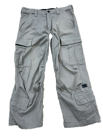 G-Star Raw Men's Gray Cargo Pants Size 31 Tapered Military Pockets