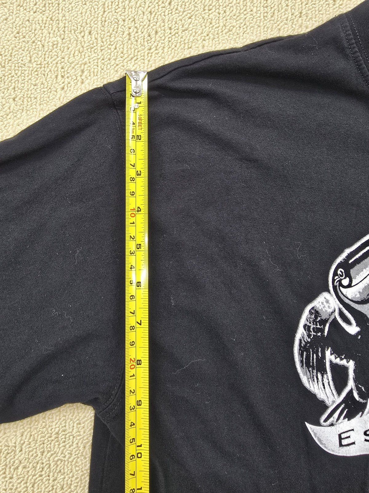 Guinness Men's XL Black T-Shirt 100% Cotton Short Sleeve