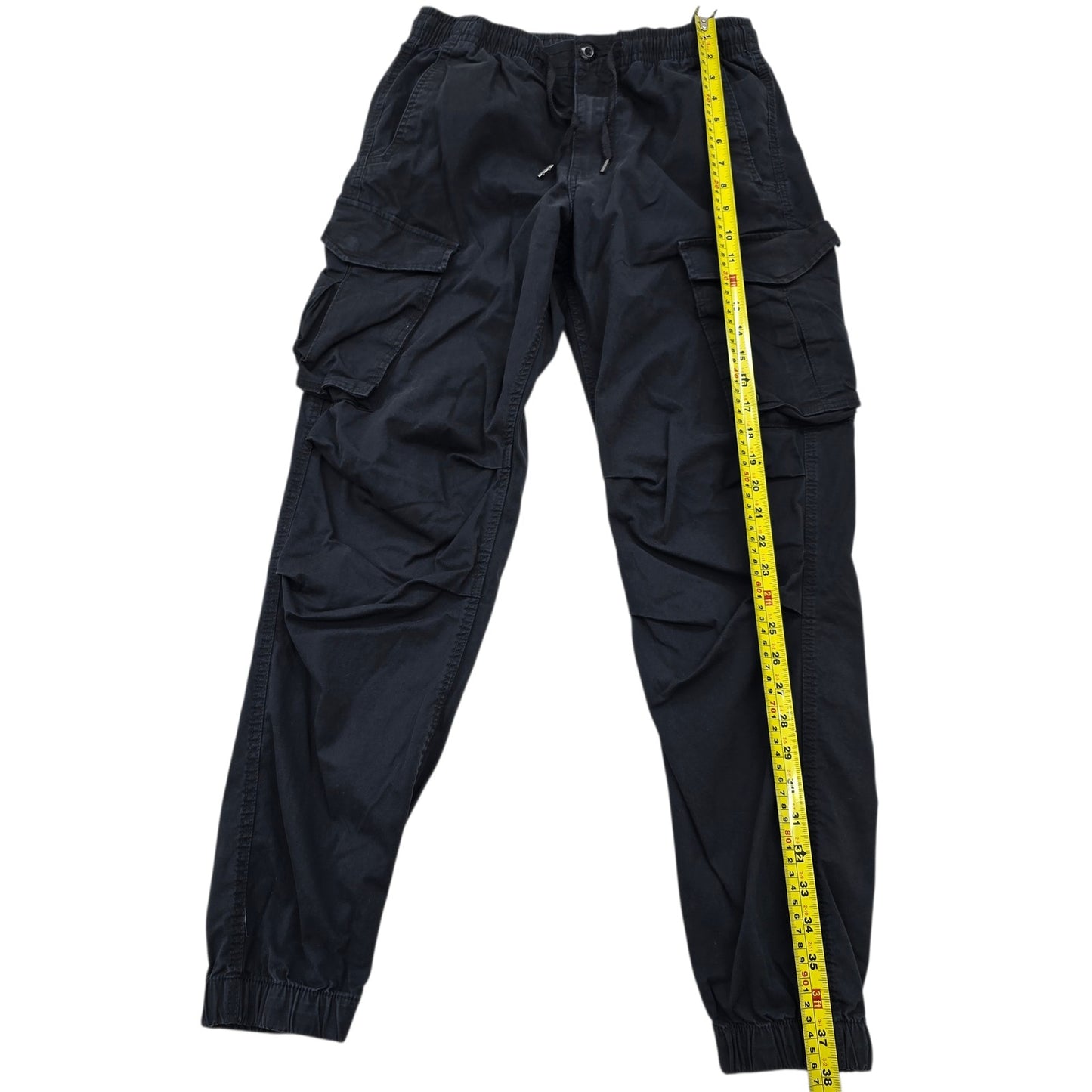 Jack & Jones Men Black Pants size S product image 8