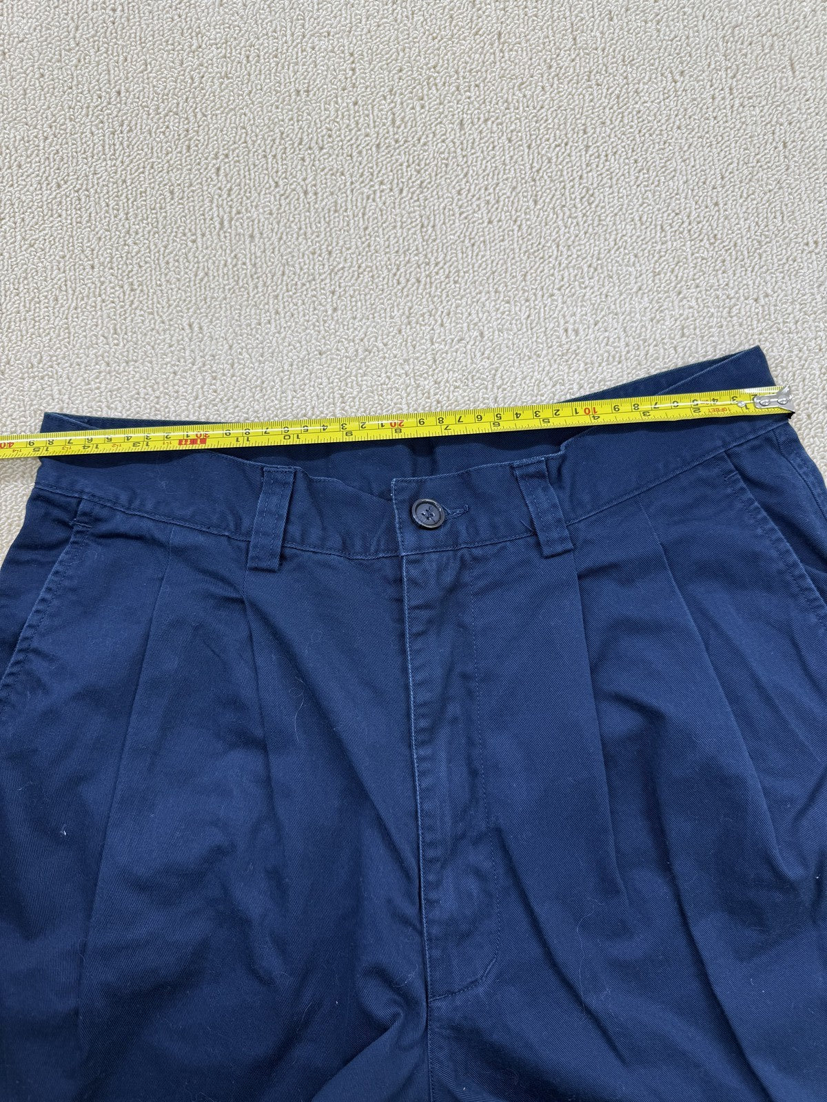 Adidas Men's M Pleated Golf Shorts Collegiate Navy UPF 30 Breathable