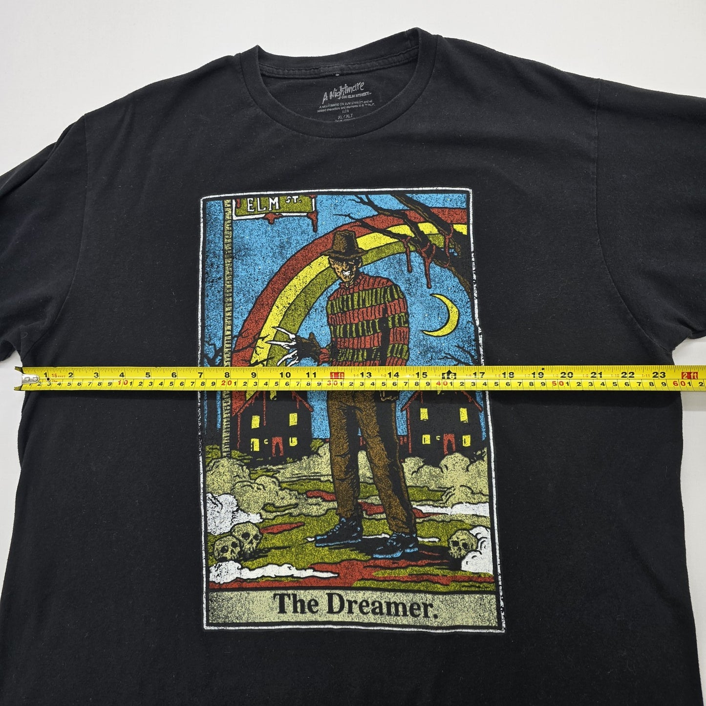 A Nightmare Mens Black Halloween Dreamer T-Shirt Size XL Regular