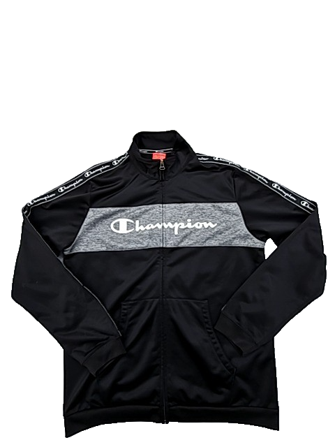 Champion Men's Black Track Jacket 2X-Large Big & Tall