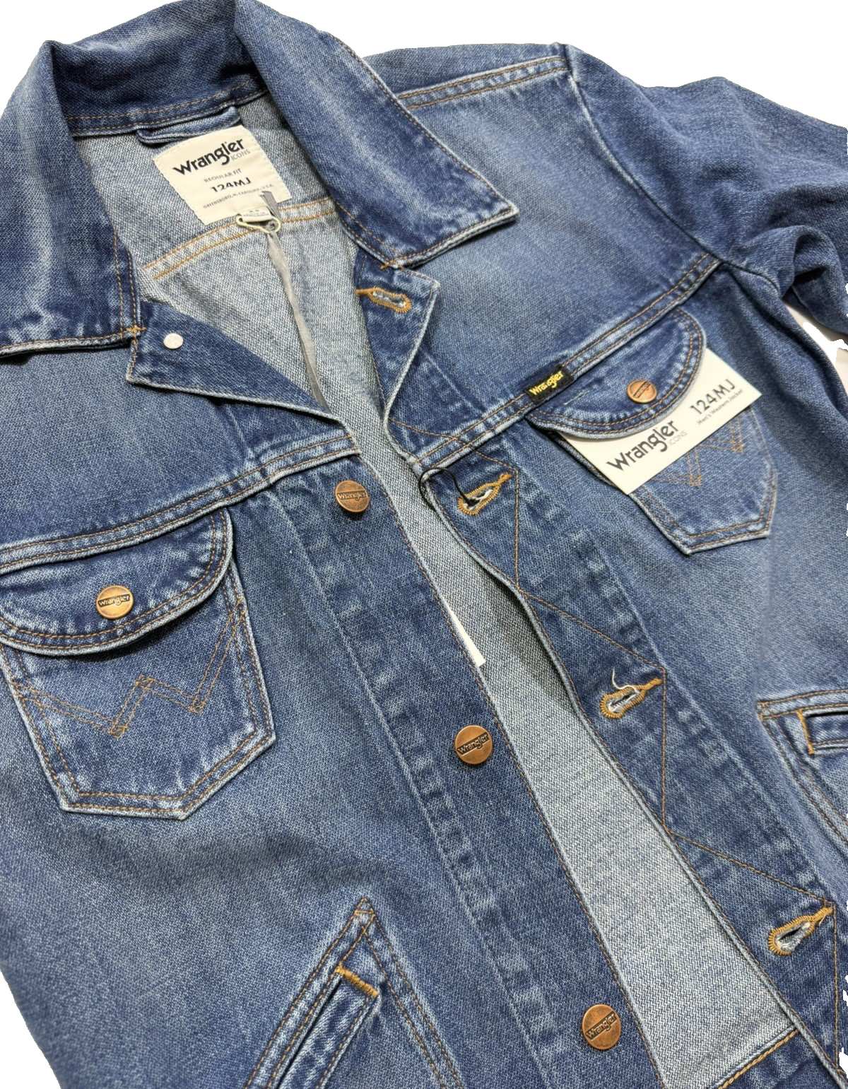 Wrangler Icons 124Mj Denim Jacket Brand New