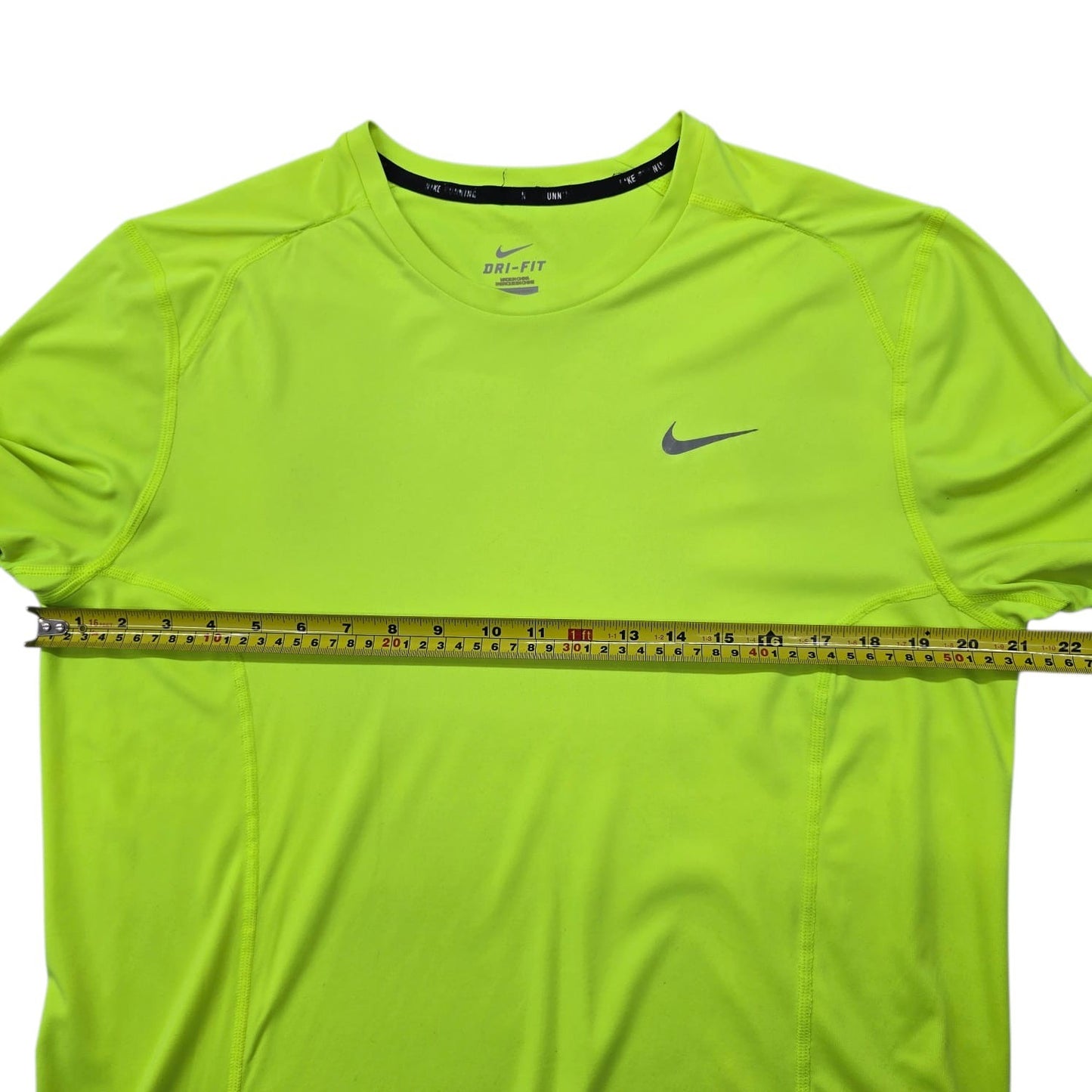 Nike Men's Dri-FIT Light Green Running T-Shirt Size L