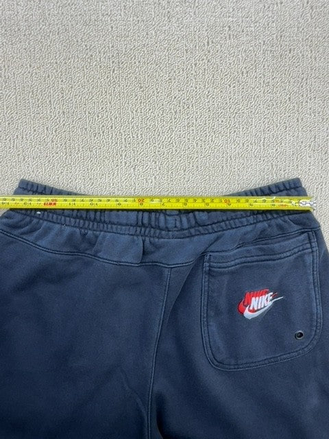 Nike Tech Fleece Activewear Shorts XS Navy Drawstring