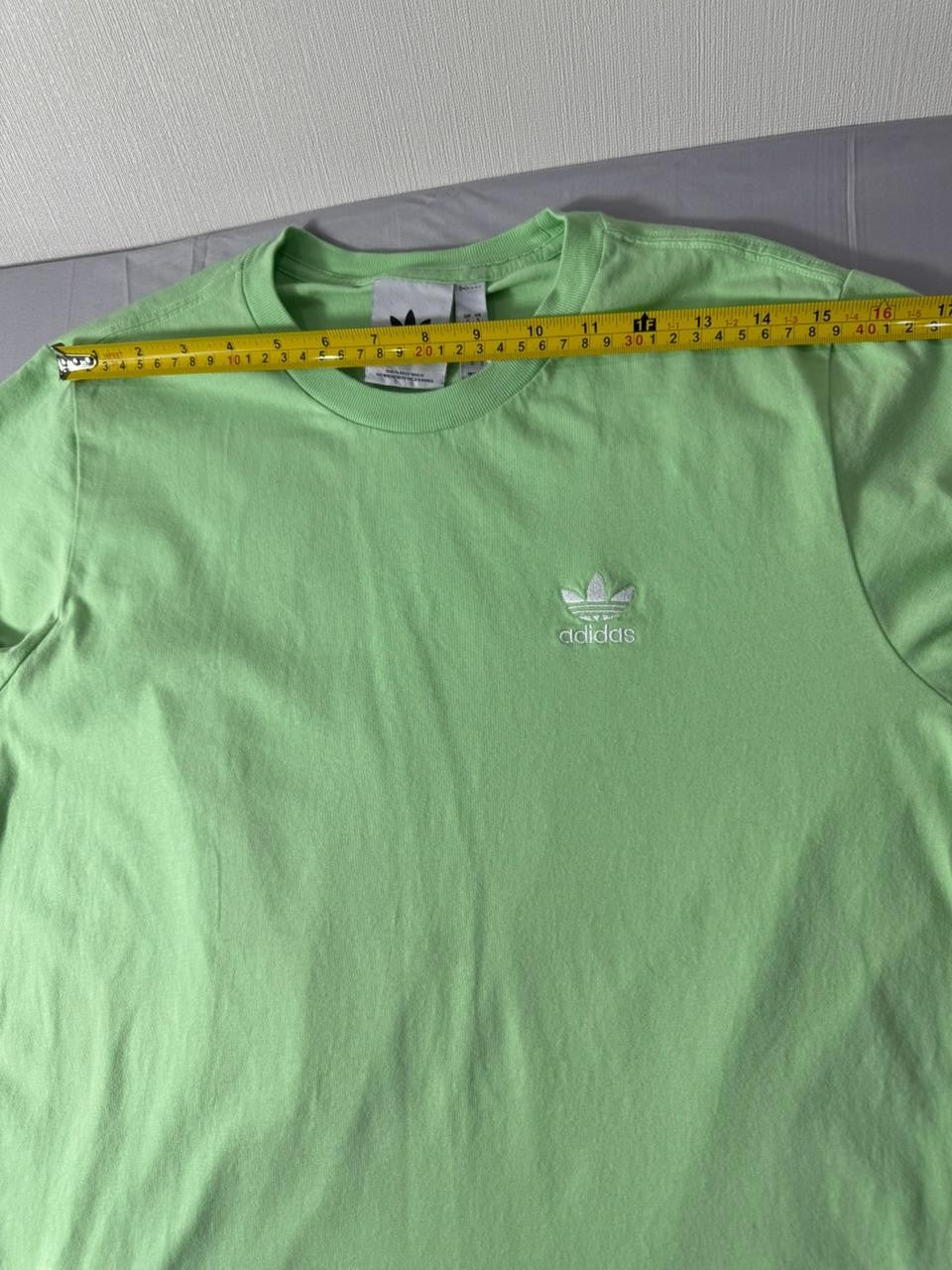 Adidas Originals Men's Green T-Shirt Trefoil Logo Short Sleeve Tee Small