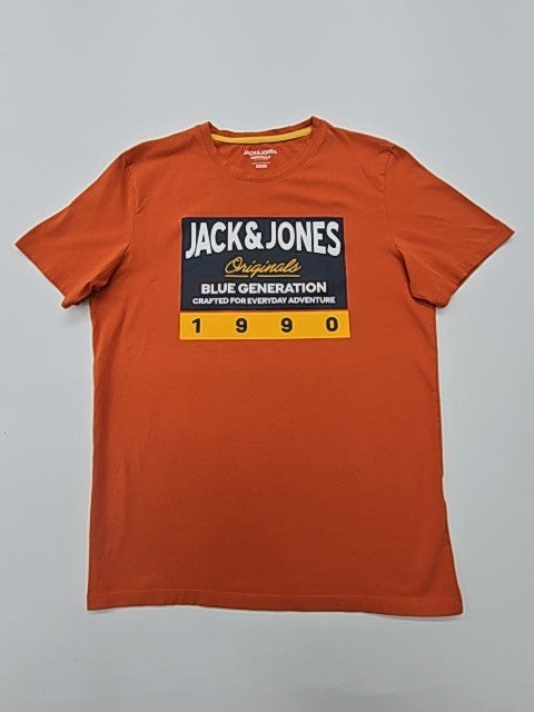 Jack & Jones Men Orange T-Shirt size M product image 1