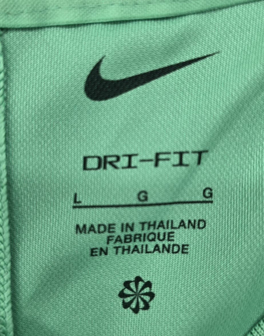 Nike Men's Green Dri-FIT Golf Polo Shirt Size L