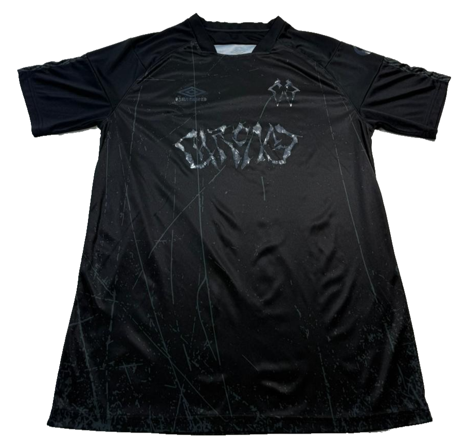 Umbro X Bott 2023 Soccer Jersey Black Graphic Print Men's Size L Rare Gorpcore