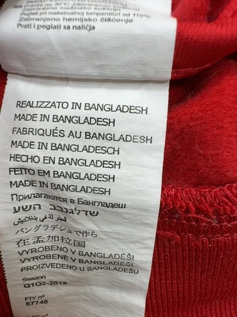 Kappa Boys Red Hoodie size M product image 6