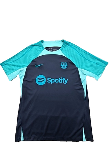 Nike Men's Navy Blue FC Barcelona Jersey L Dri-FIT Slim Fit