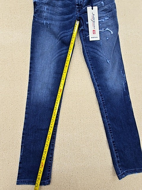 Diesel Grupee Women's Skinny Low Rise Blue Stretch Jeans