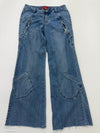 NuoPaJ Youth Blue Jeans – Size 42, Wide Leg, Relaxed Fit