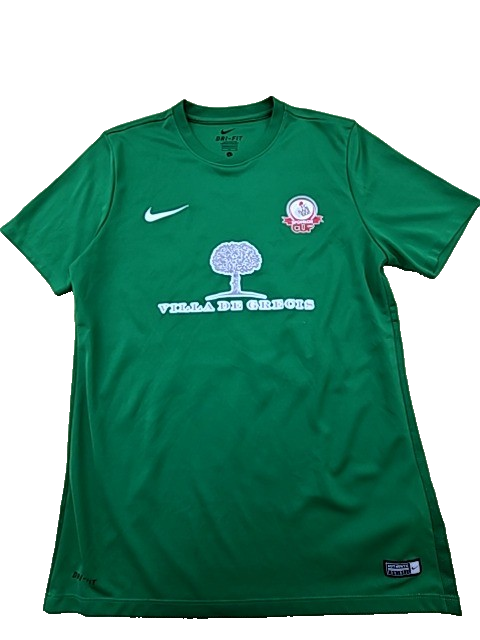Nike Green Soccer Jersey L Dri-FIT Short Sleeve Crewneck